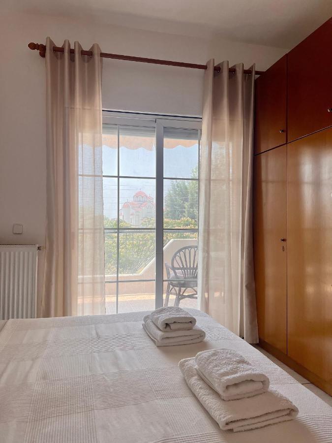 Dimitra House Entire Apartment With Balcony And View Pherrai Екстер'єр фото